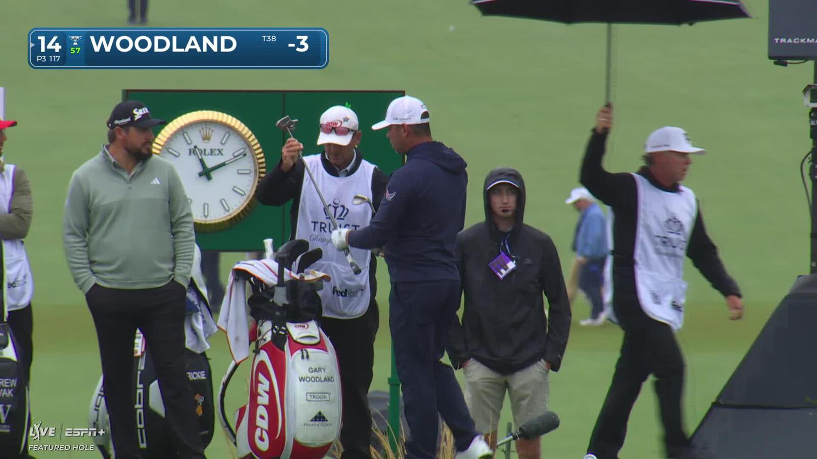 Gary Woodland | Round 2 | 14th hole | Shot 1 | 2025 Truist Championship