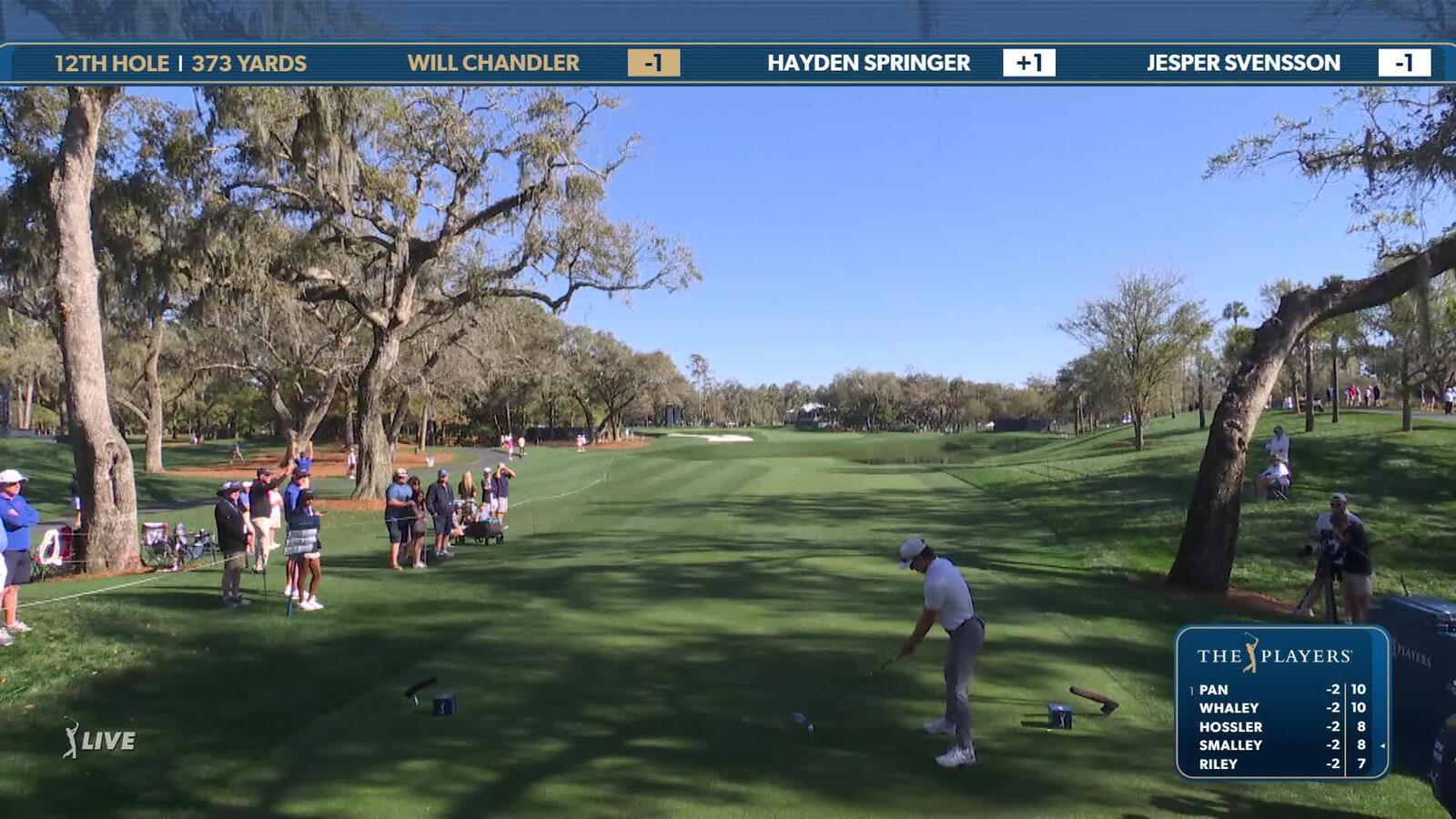 Will Chandler | Round 1 | 12th hole | Shot 1 | 2025 THE PLAYERS