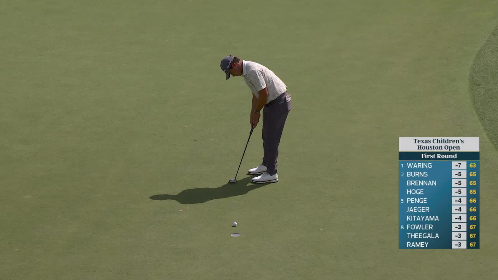 Karl Vilips | Round 1 | 16th hole | Shot 4 | -1 Houston Open