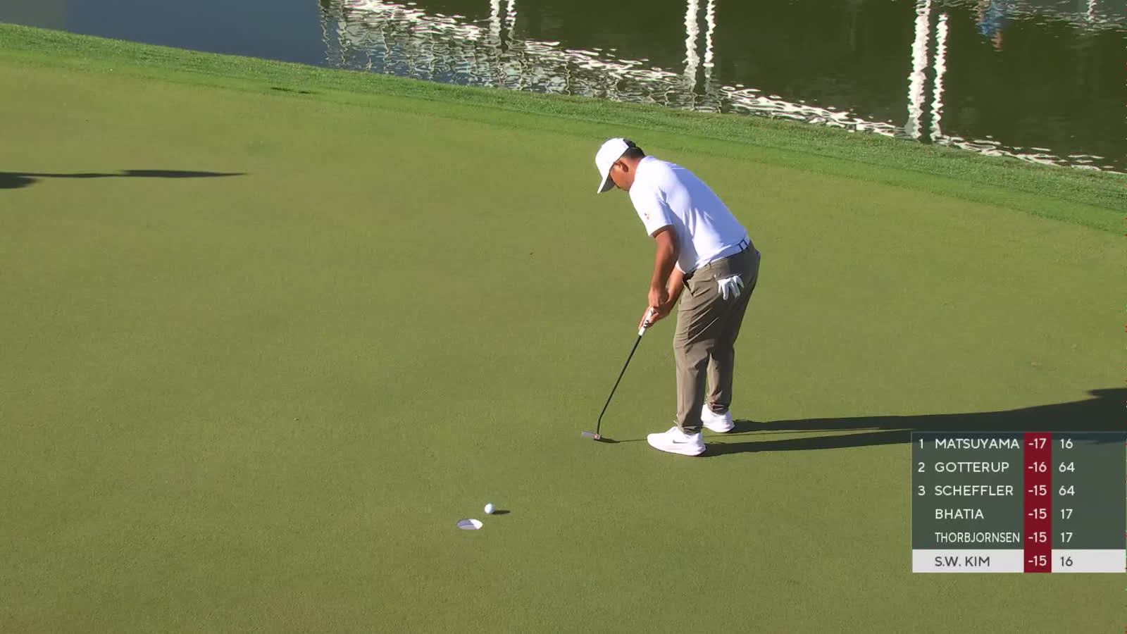 Si Woo Kim | Round 4 | 17th hole | Shot 4 | 2026 WM Phoenix Open