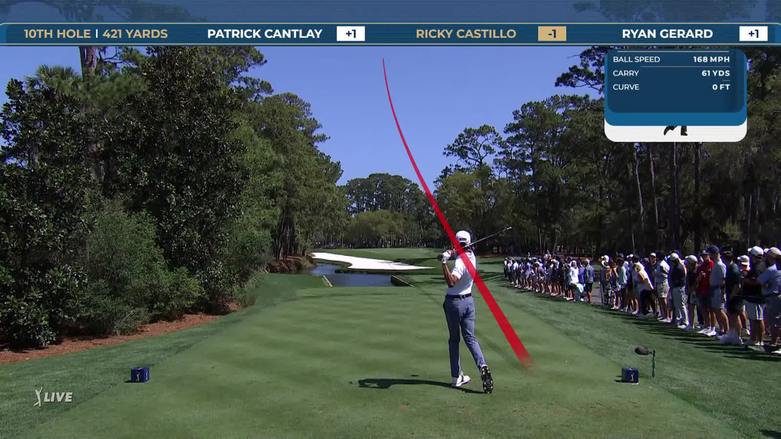 Ricky Castillo | Round 2 | 10th hole | Shot 1 | 2026 THE PLAYERS