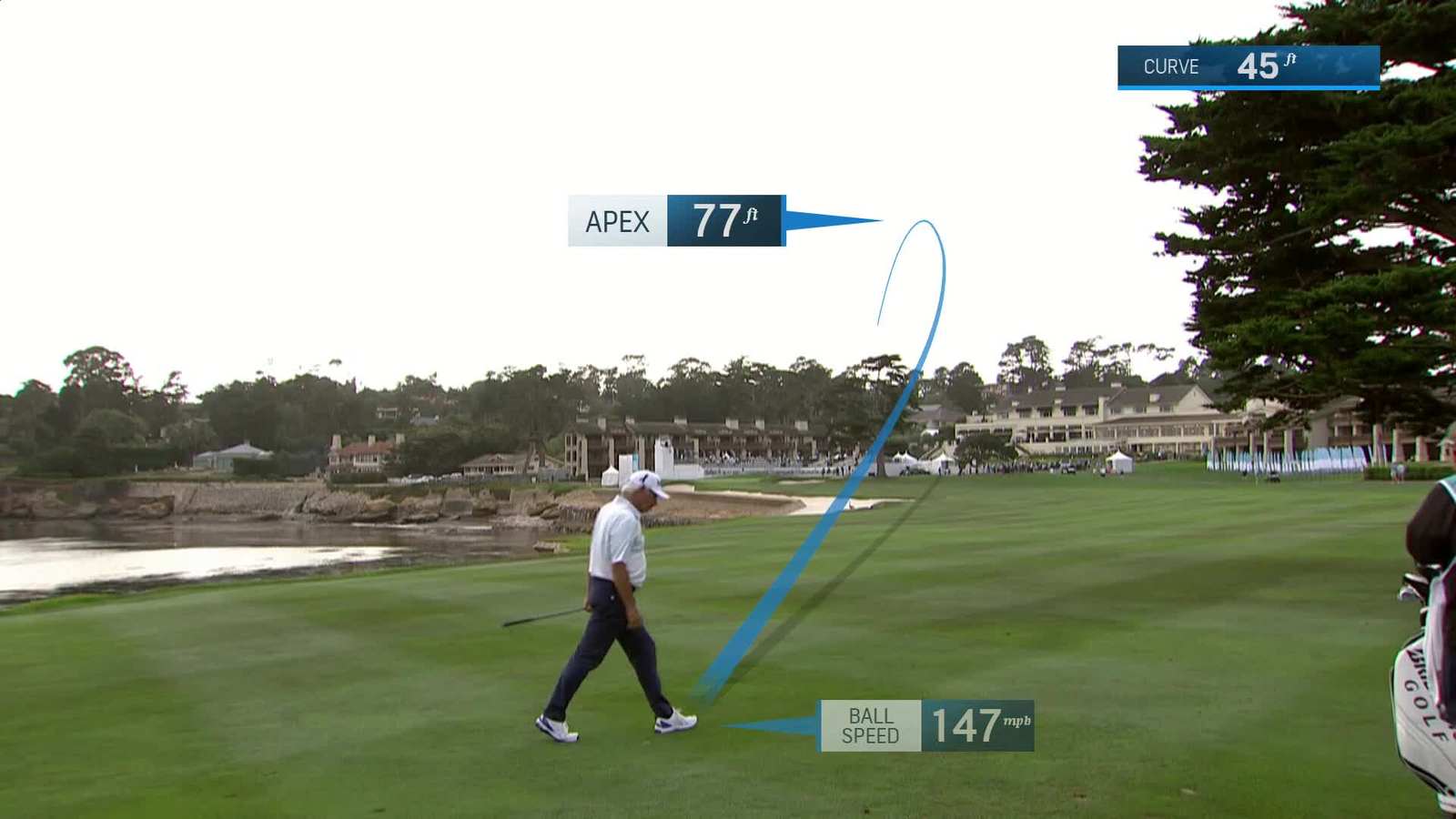 Fred Couples | Round 2 | 18th hole | Shot 2 | 2025 Pure Insurance