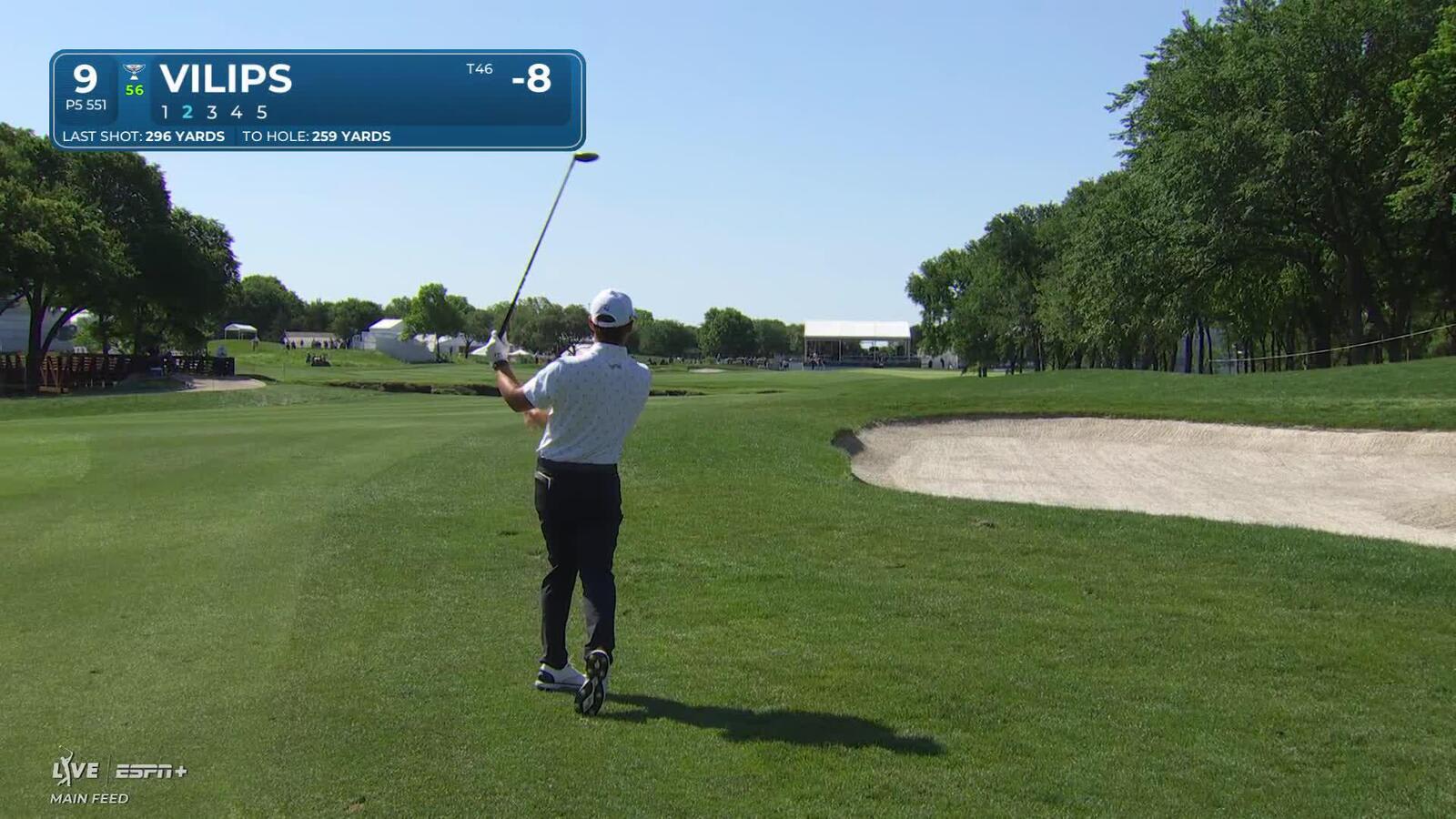 Karl Vilips | Round 4 | 9th hole | Shot 2 | 2025 THE CJ CUP