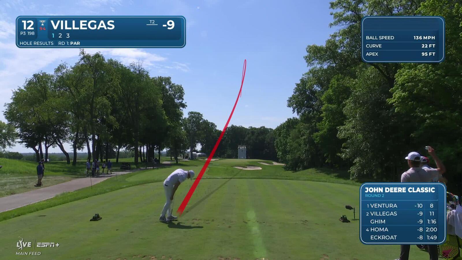 Camilo Villegas | Round 2 | 12th hole | Shot 1 | 2025 John Deere