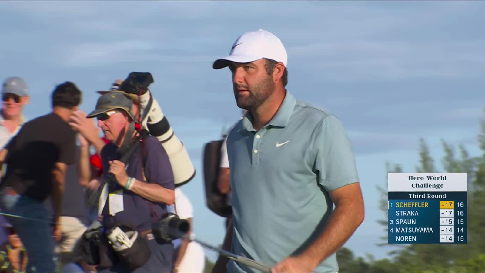 Scottie Scheffler | Round 3 | 17th hole | Shot 3 | 2025 Hero World Challenge