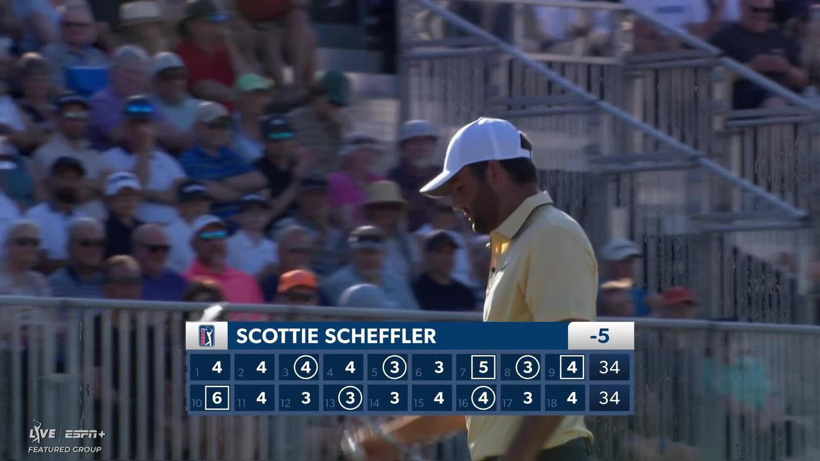 Scottie Scheffler | Round 2 | 18th hole | Shot 4 | 2025 Genesis Scottish Open