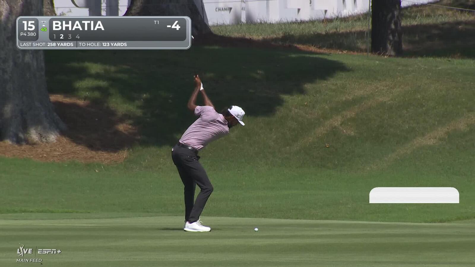 Akshay Bhatia | Round 1 | 15th hole | Shot 2 | 2025 FedEx St. Jude