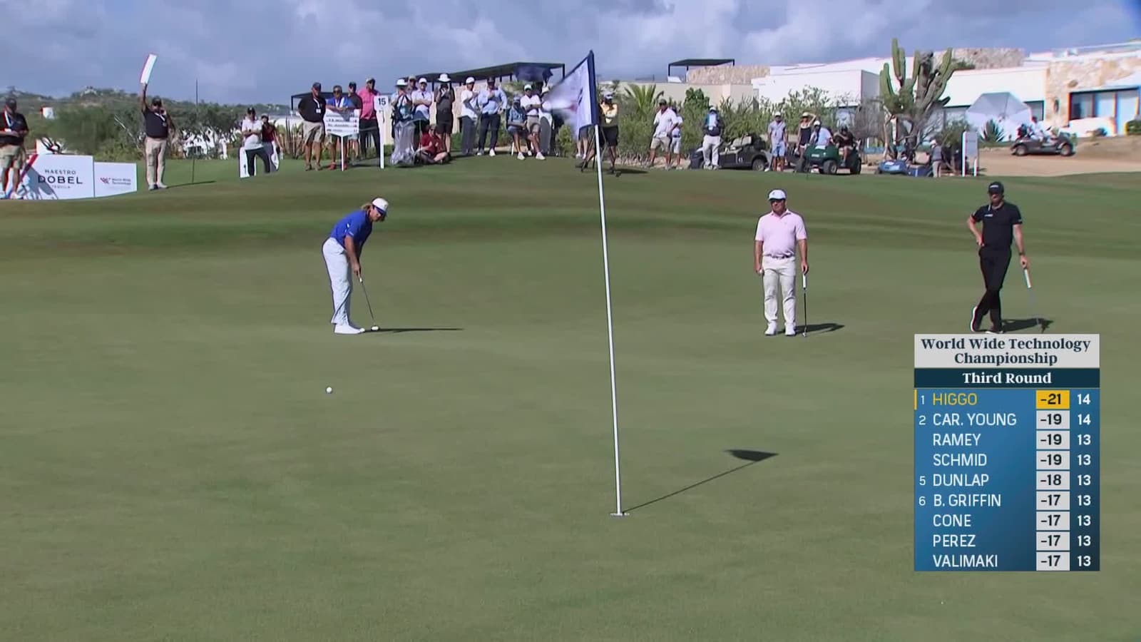 Garrick Higgo | Round 3 | 15th hole | Shot 3 | 2025 World Wide Technology