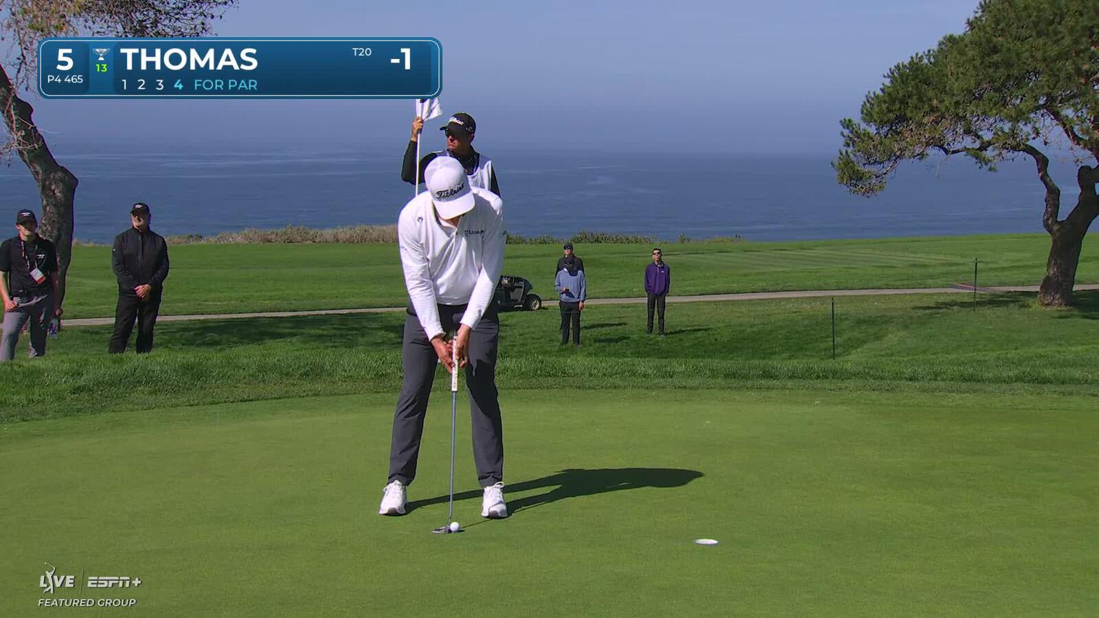 Justin Thomas | Round 3 | 5th hole | Shot 4 | 2025 Genesis