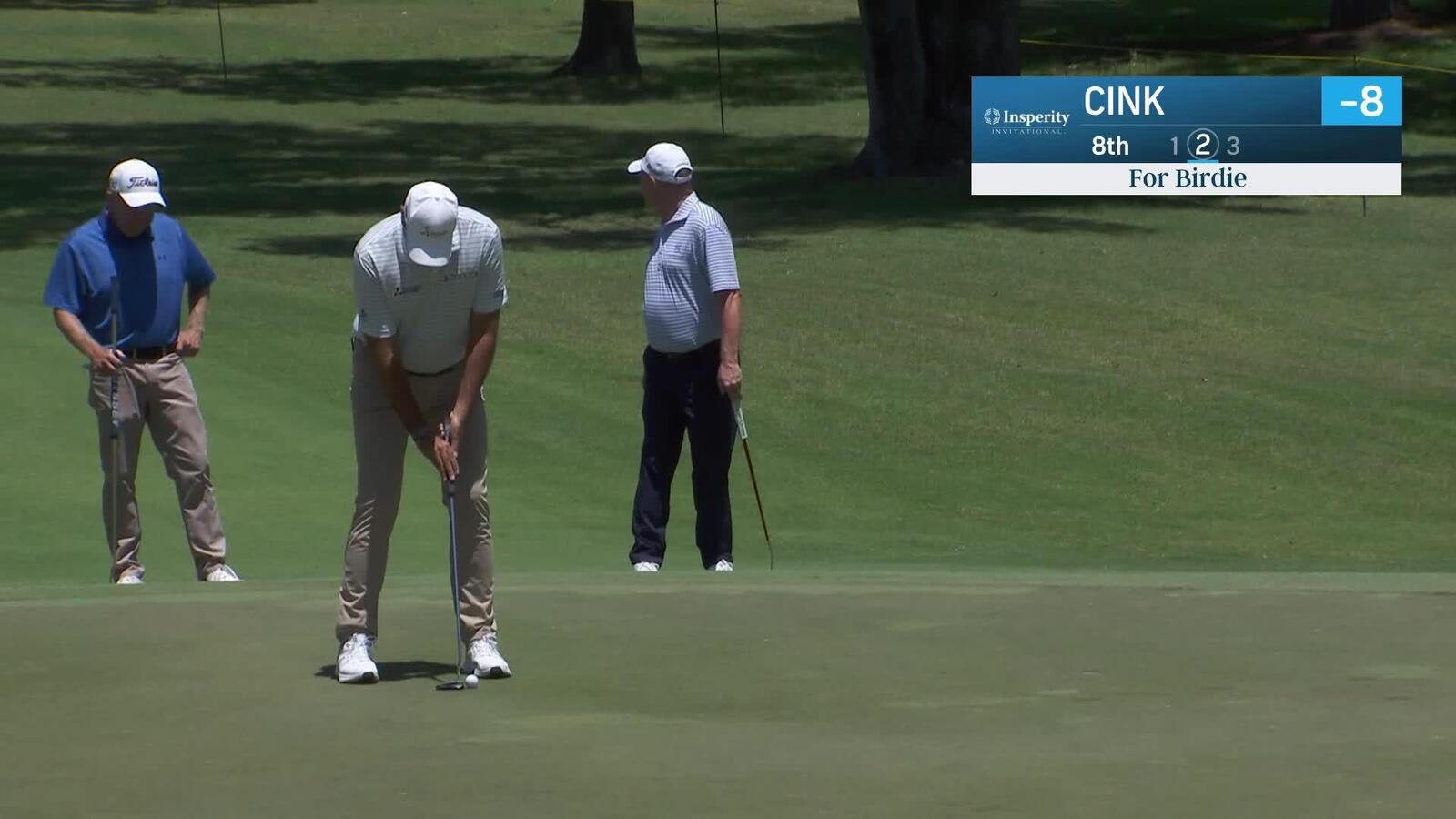 Stewart Cink | Round 3 | 8th hole | Shot 2 | 2025 Insperity Invit