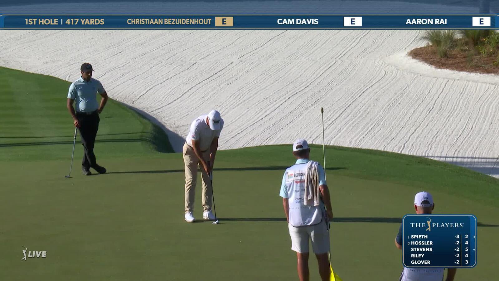 Christiaan Bezuidenhout | Round 1 | 1st hole | Shot 4 | 2025 THE PLAYERS