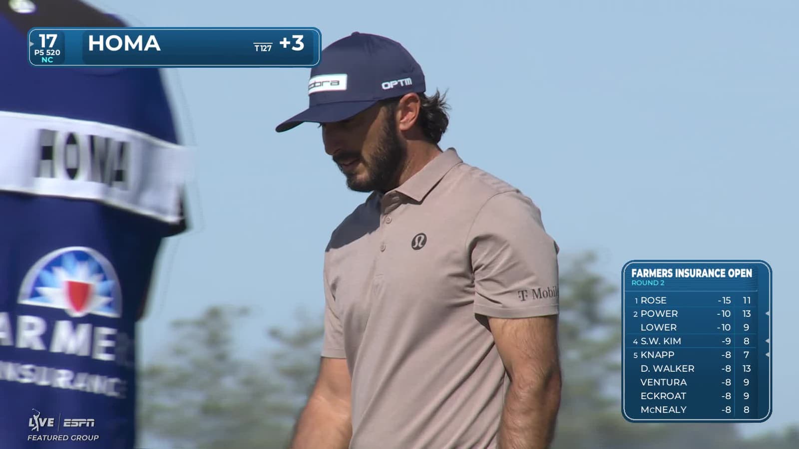 Max Homa | Round 2 | 17th hole | Shot 4 | 2026 Farmers