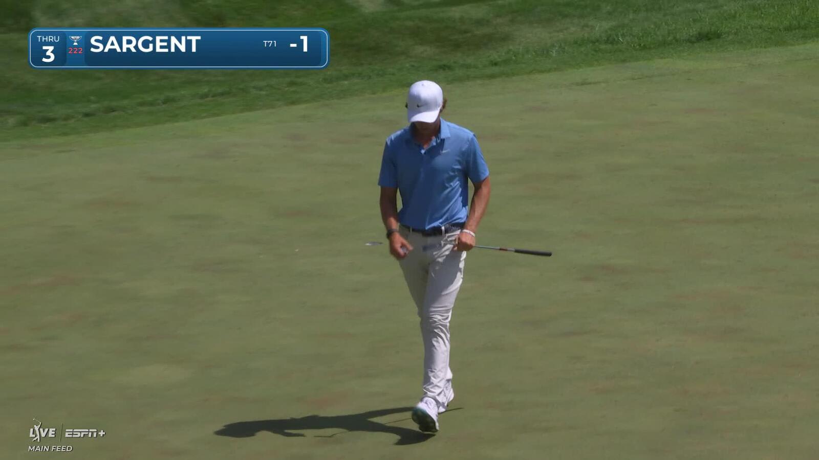 Gordon Sargent | Round 1 | 3rd hole | Shot 3 | 2025 John Deere