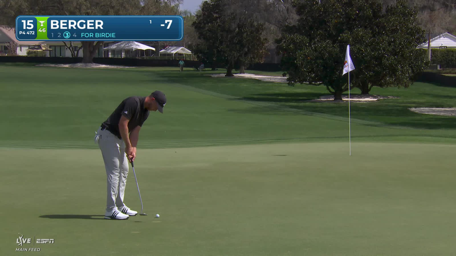 Daniel Berger | Round 1 | 15th hole | Shot 3 | 2026 Arnold Palmer