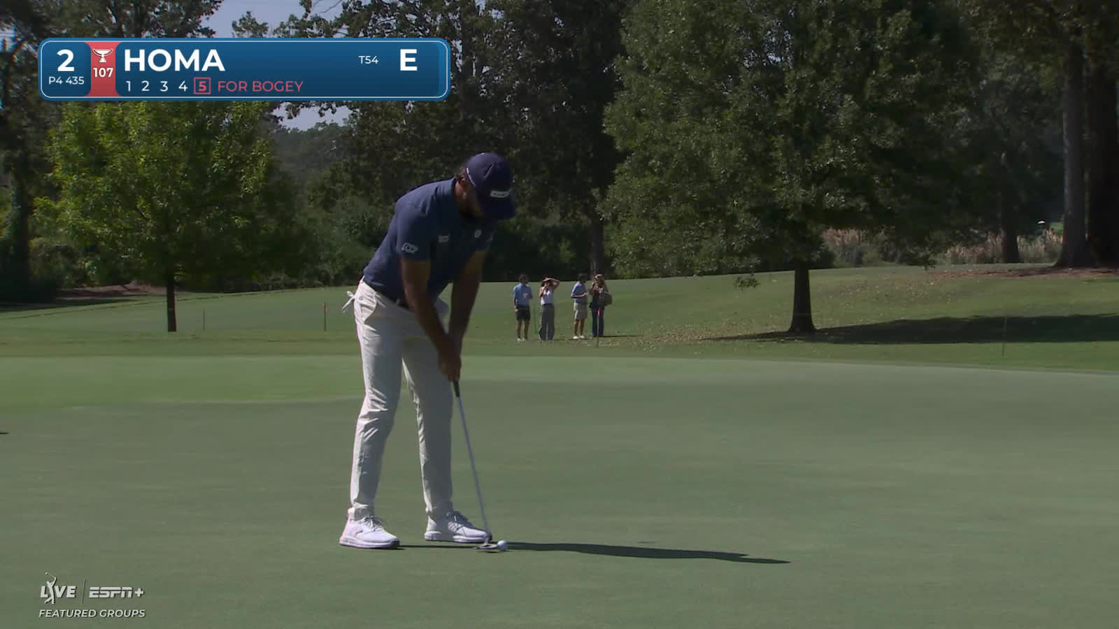 Max Homa | Round 1 | 2nd hole | Shot 5 | 2025 Sanderson Farms