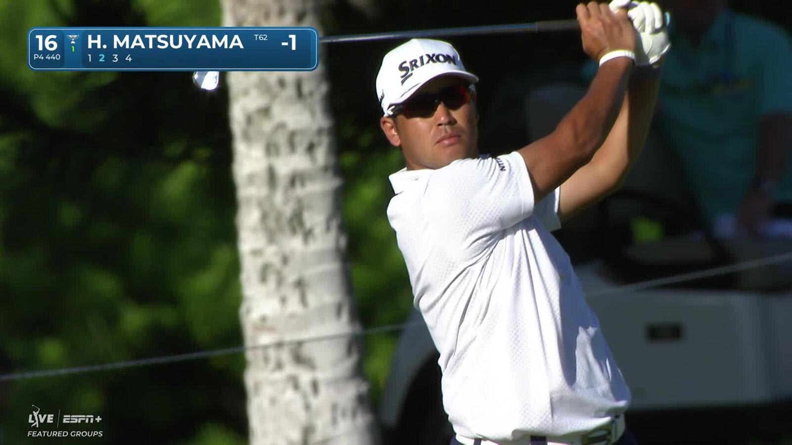 Hideki Matsuyama | Round 1 | 16th hole | Shot 2 | 2025 Sony Open
