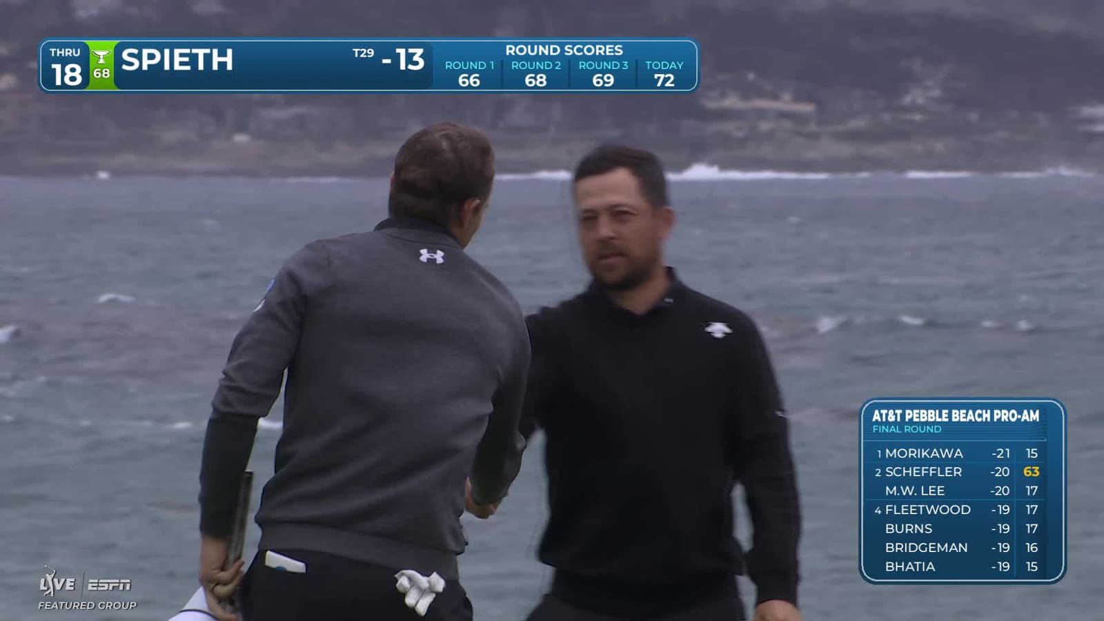 Jordan Spieth | Round 4 | 18th hole | Shot 7 | 2026 AT&T Pebble Beach