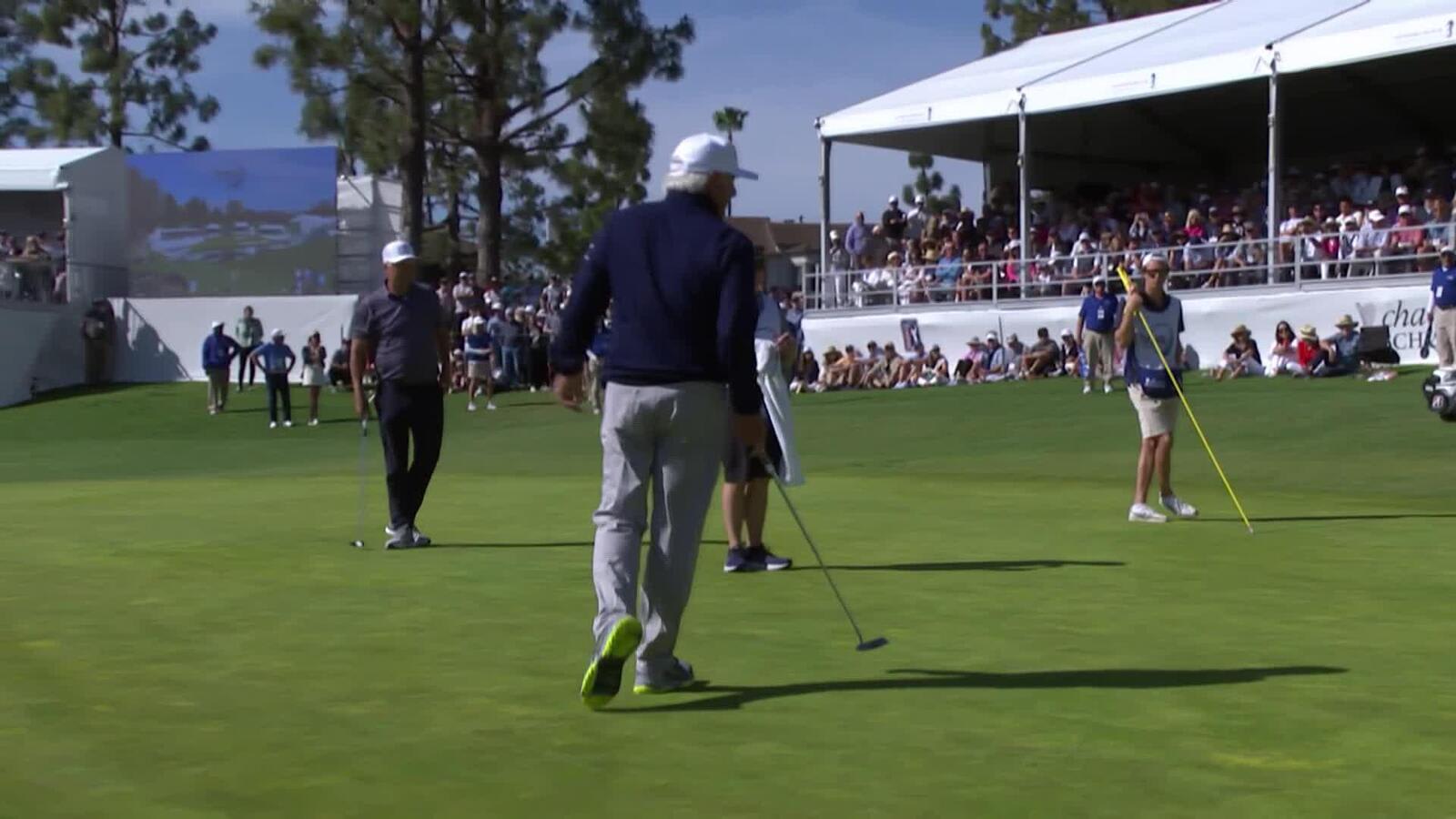 Fred Couples | Round 3 | 17th hole | Shot 3 | 2025 Hoag Classic