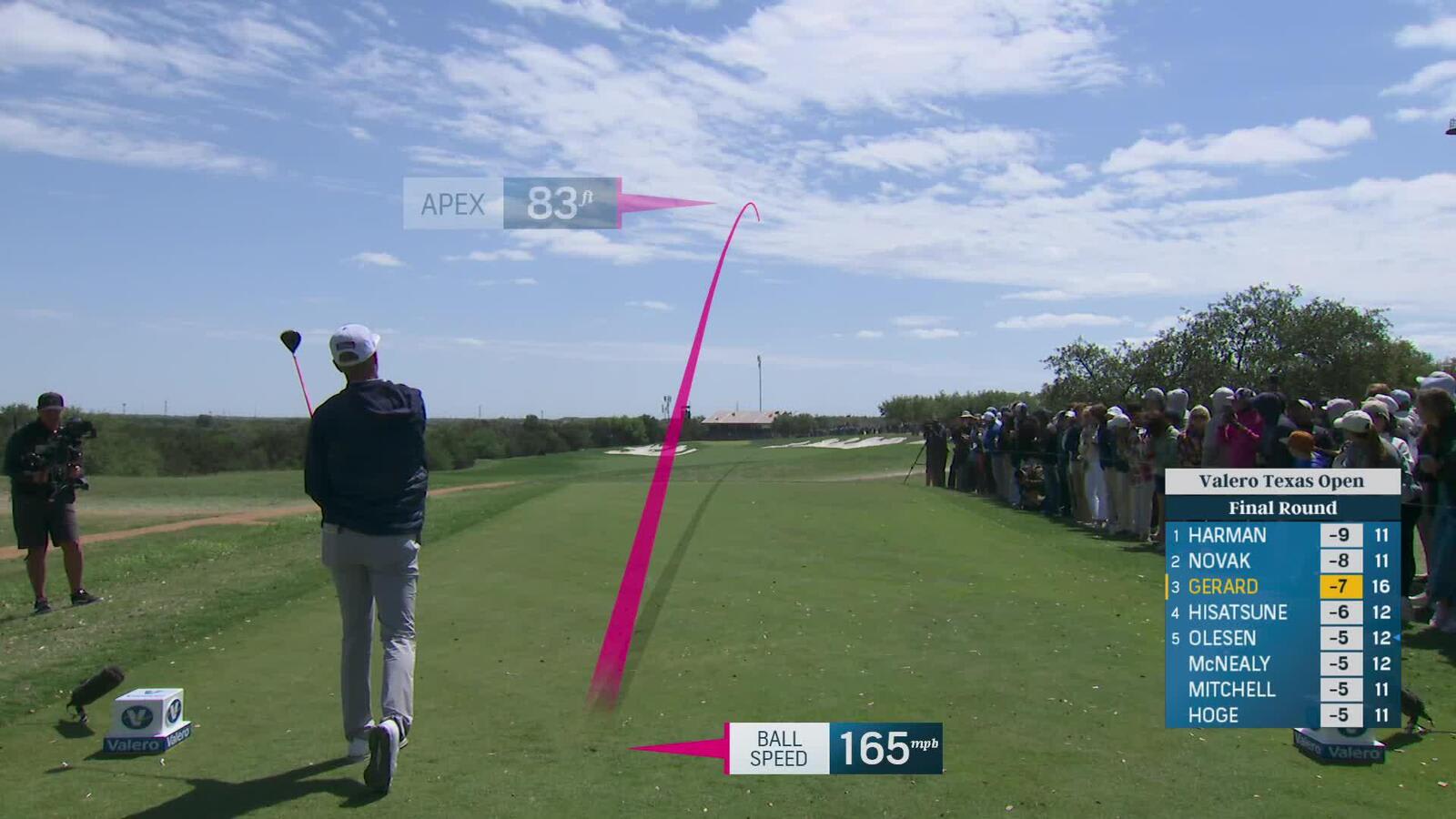 Ryan Gerard | Round 4 | 17th hole | Shot 1 | 2025 Valero