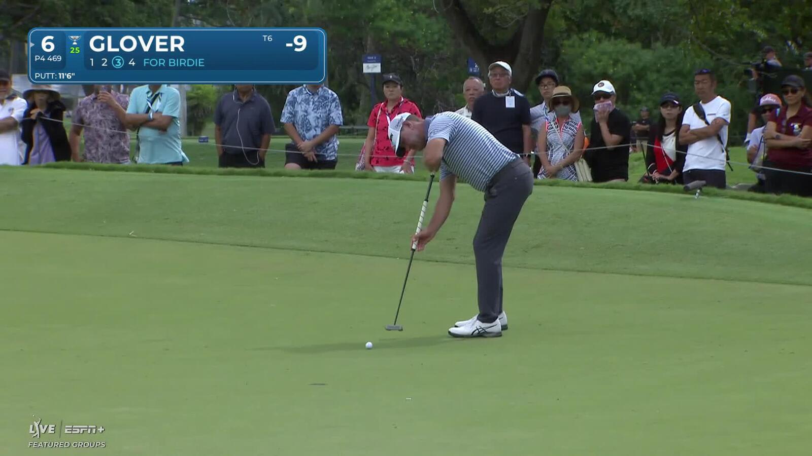 Lucas Glover | Round 3 | 6th hole | Shot 4 | 2025 Sony Open