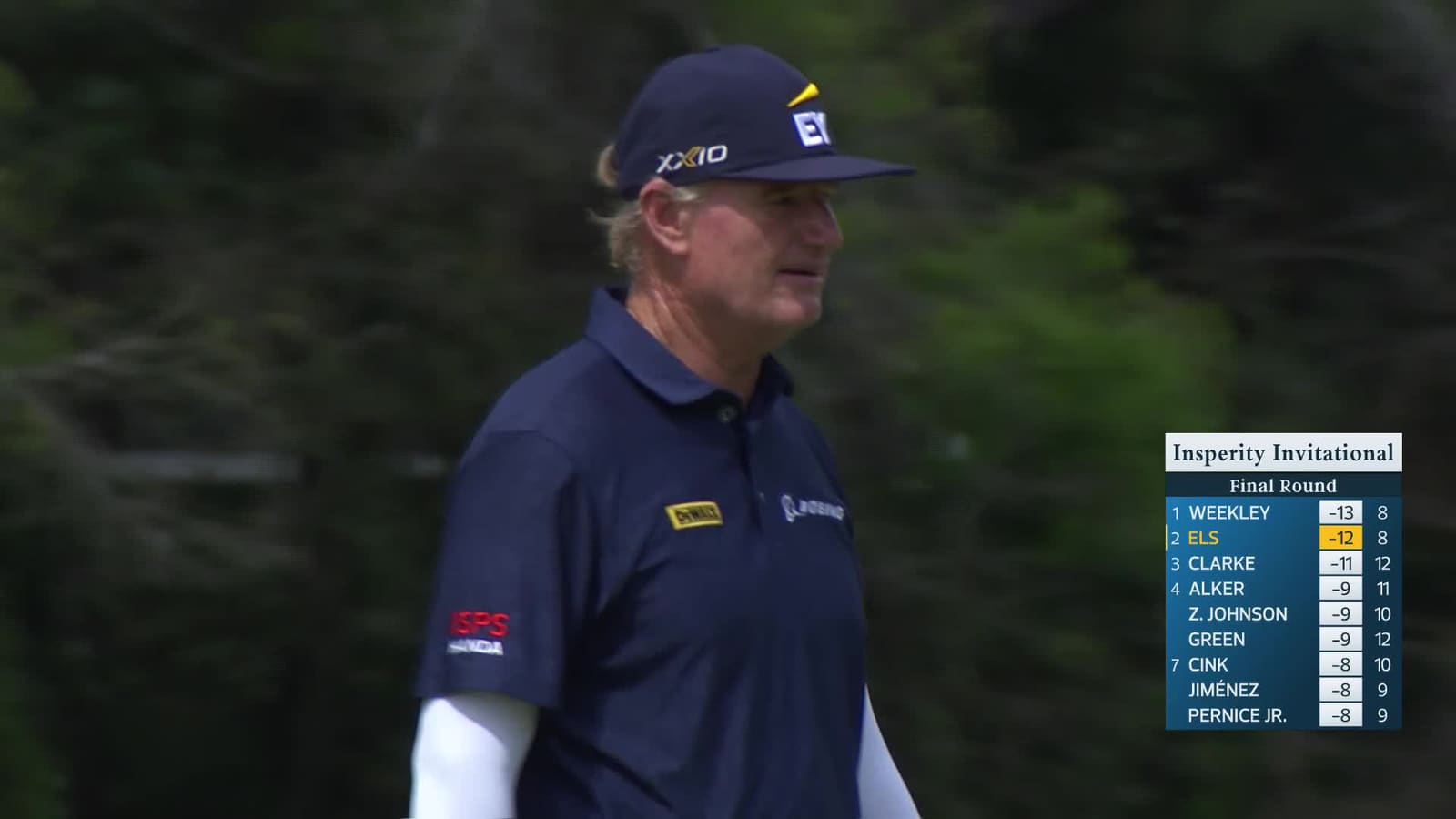 Ernie Els | Round 3 | 9th hole | Shot 4 | 2026 Insperity Invit