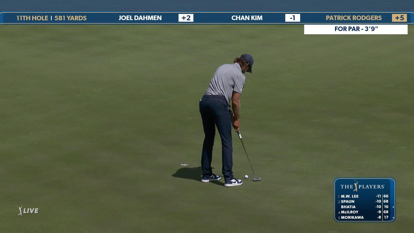 Patrick Rodgers | Round 2 | 11th hole | Shot 5 | 2025 THE PLAYERS