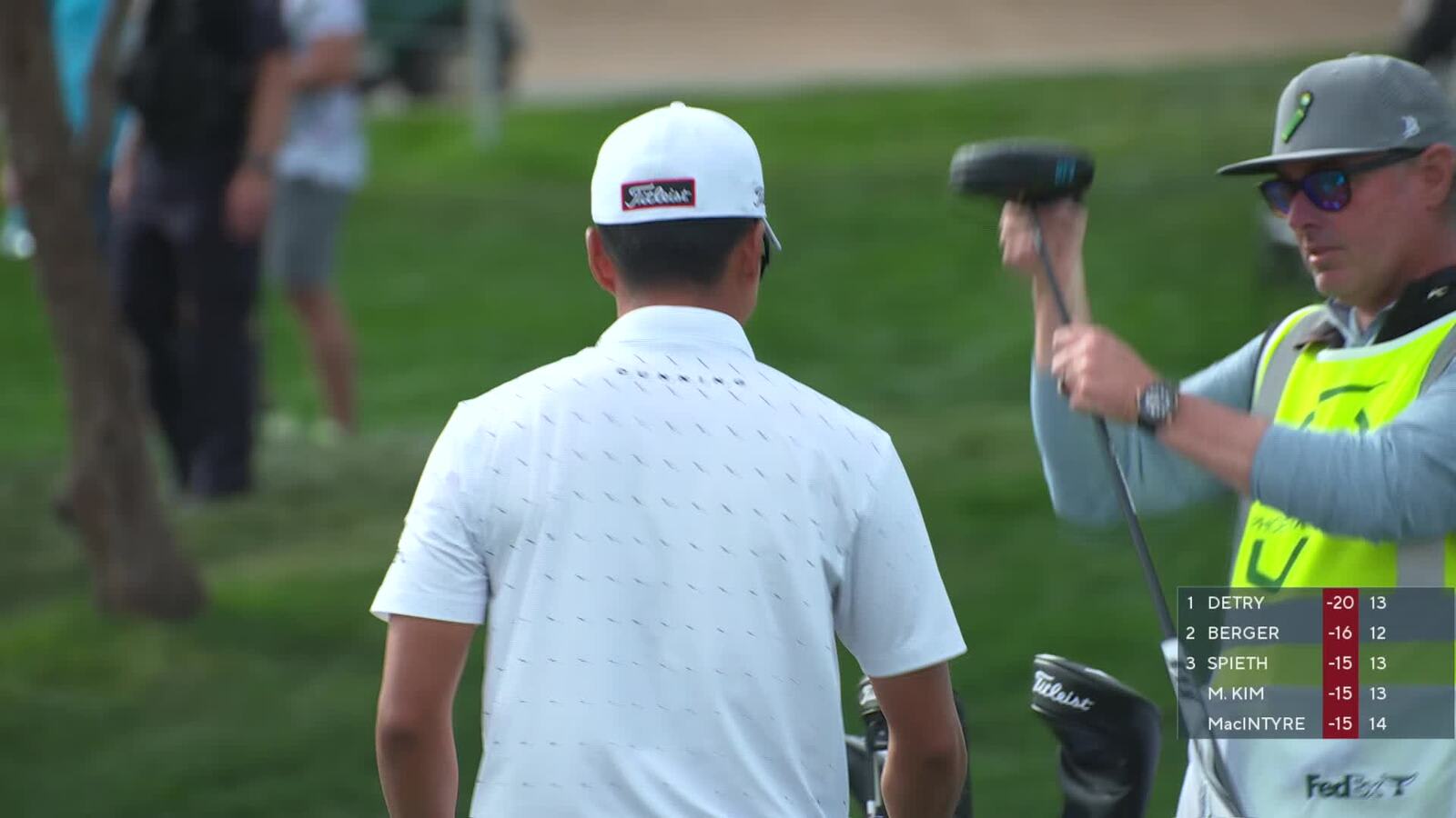 Michael Kim | Round 4 | 14th hole | Shot 2 | 2025 WM Phoenix Open