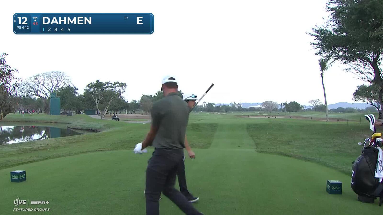 Joel Dahmen | Round 1 | 12th hole | Shot 1 | 2025 Mexico Open