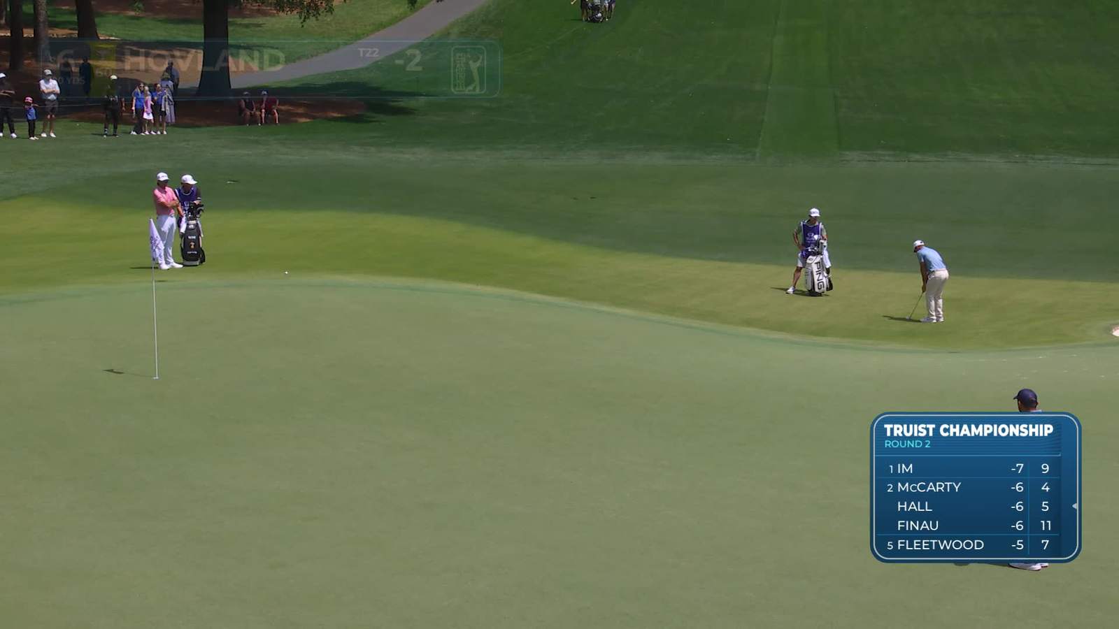 Viktor Hovland | Round 2 | 6th hole | Shot 2 | 2026 Truist Championship