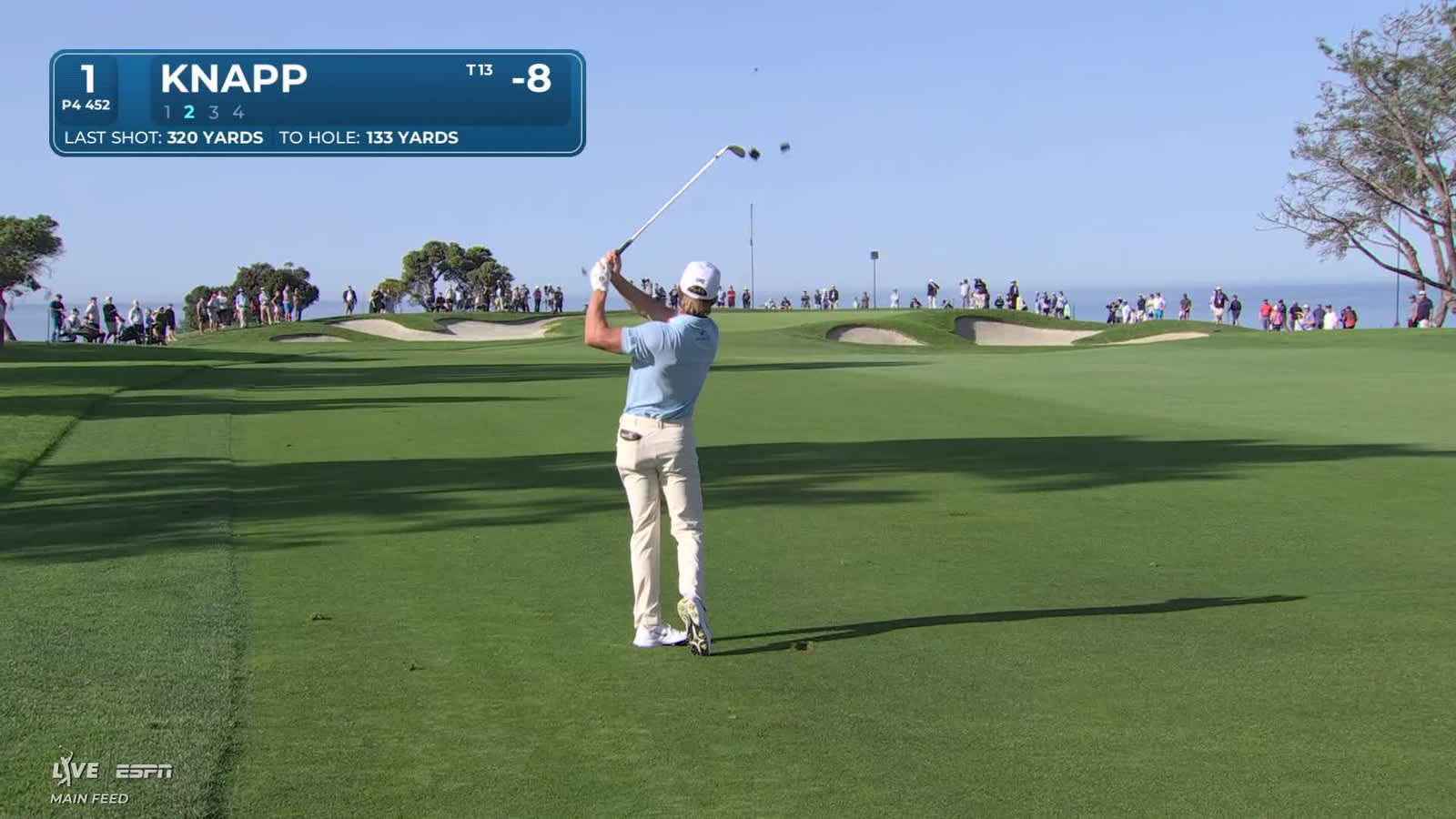 Jake Knapp | Round 3 | 1st hole | Shot 2 | 2026 Farmers