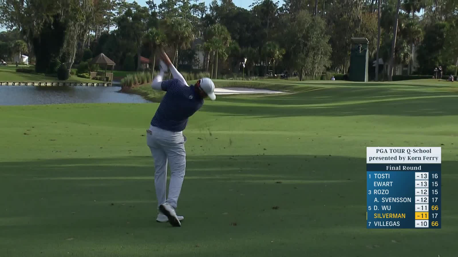 Ben Silverman | Round 4 | 18th hole | Shot 2 | 2025 PGA TOUR Q-School