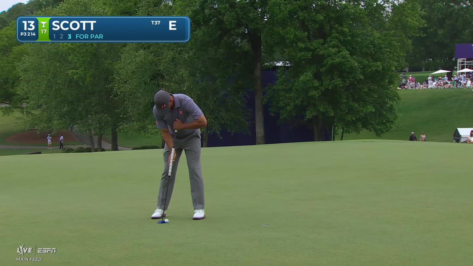 Adam Scott | Round 3 | 13th hole | Shot 3 | 2026 Truist Championship