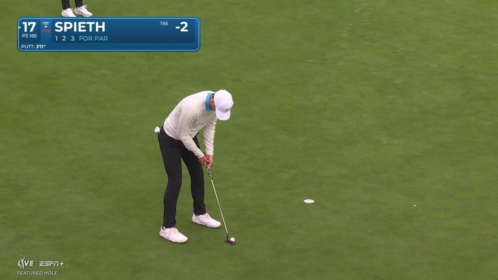 Jordan Spieth | Round 3 | 17th hole | Shot 3 | 2025 AT&T Pebble Beach