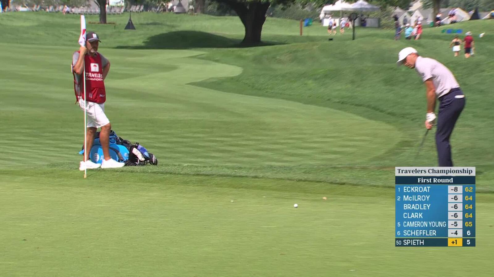 Jordan Spieth | Round 1 | 6th hole | Shot 6 | 2025 Travelers