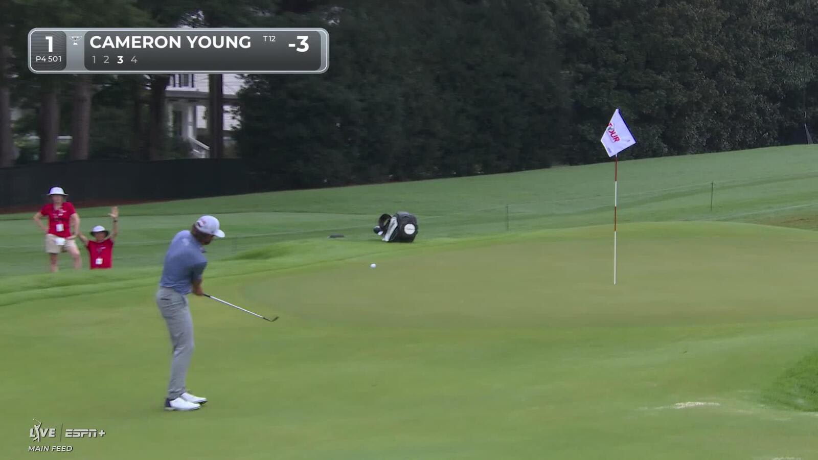 Cameron Young | Round 2 | 1st hole | Shot 3 | 2025 TOUR Championship
