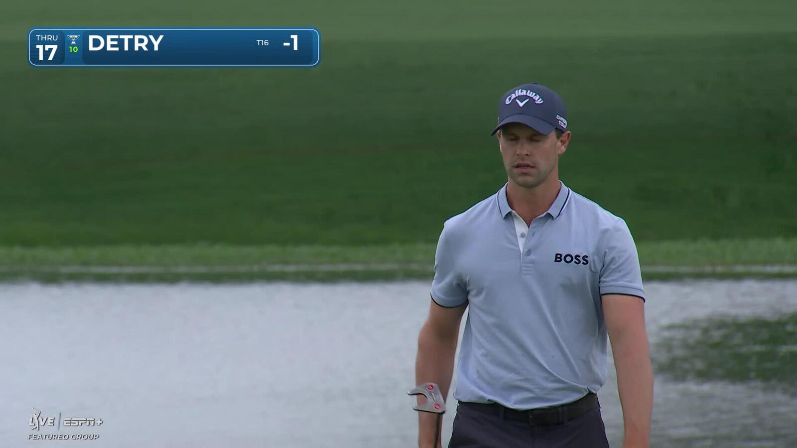 Thomas Detry | Round 1 | 17th hole | Shot 5 | 2025 Houston Open