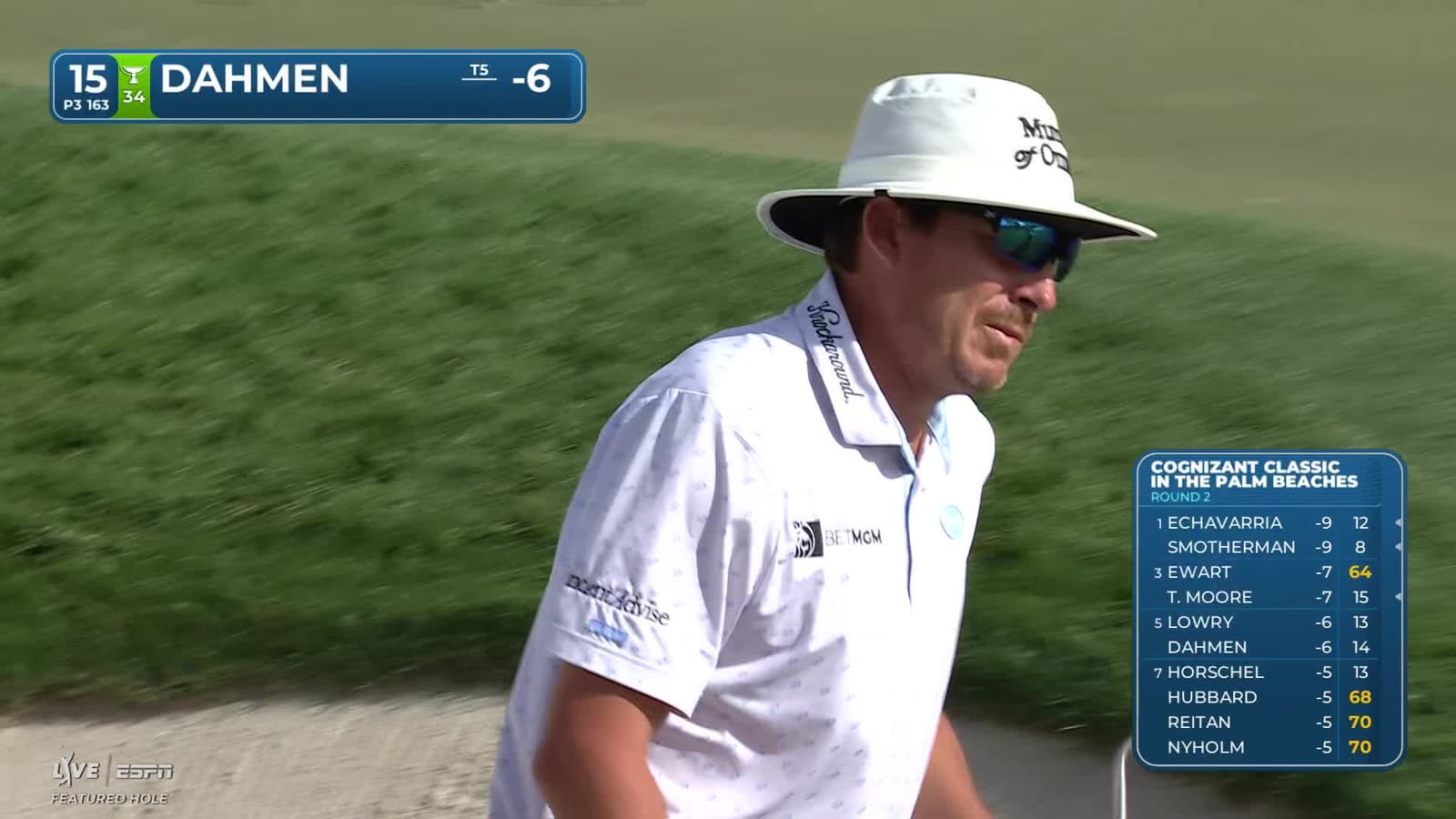 Joel Dahmen | Round 2 | 15th hole | Shot 2 | 2026 Cognizant Classic