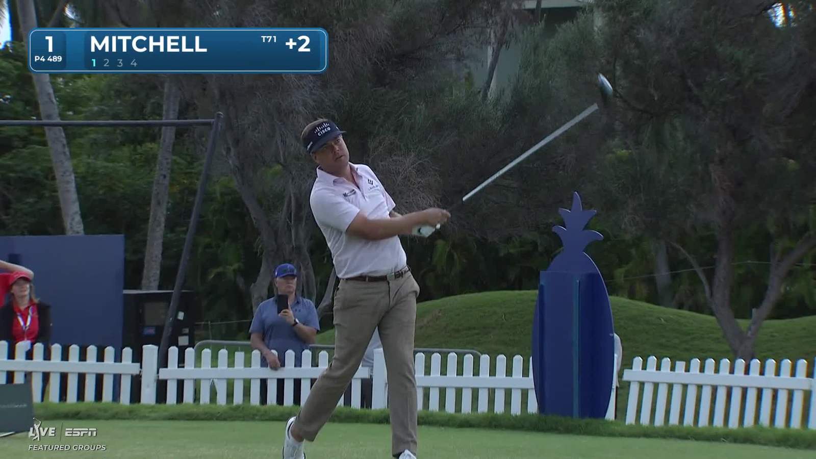 Keith Mitchell | Round 4 | 1st hole | Shot 1 | 2026 Sony Open