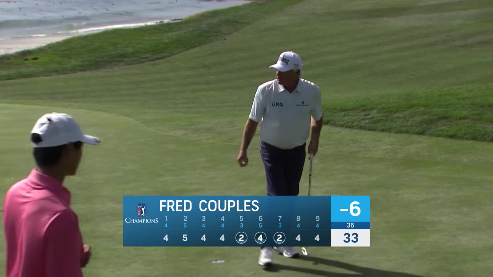 Fred Couples | Round 2 | 9th hole | Shot 4 | 2025 Pure Insurance