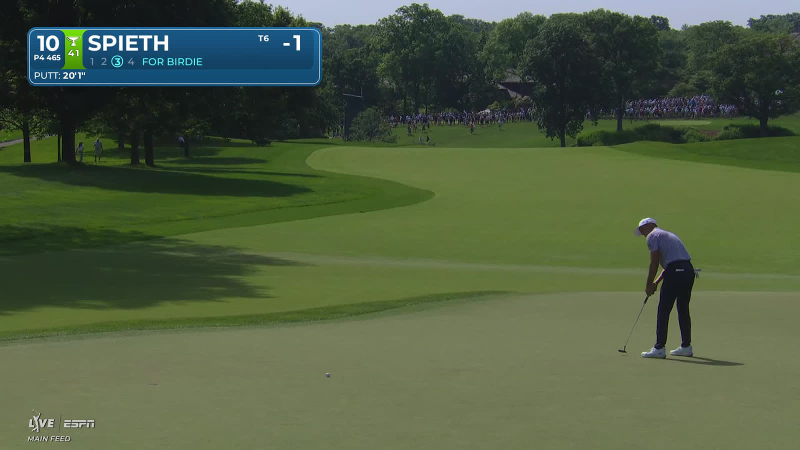Jordan Spieth | Round 1 | 10th hole | Shot 4 | 2026 the Memorial