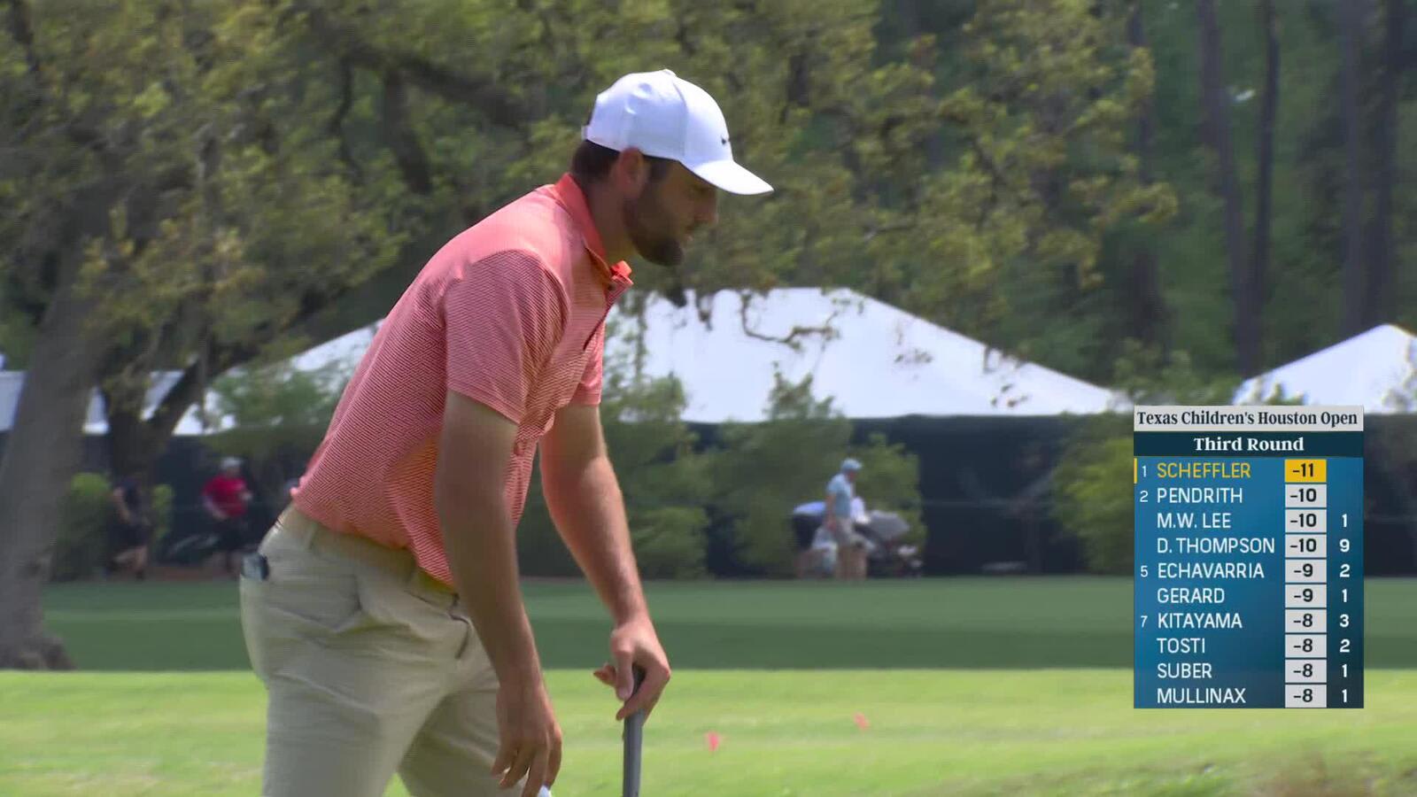 Scottie Scheffler | Round 3 | 1st hole | Shot 4 | 2025 Houston Open