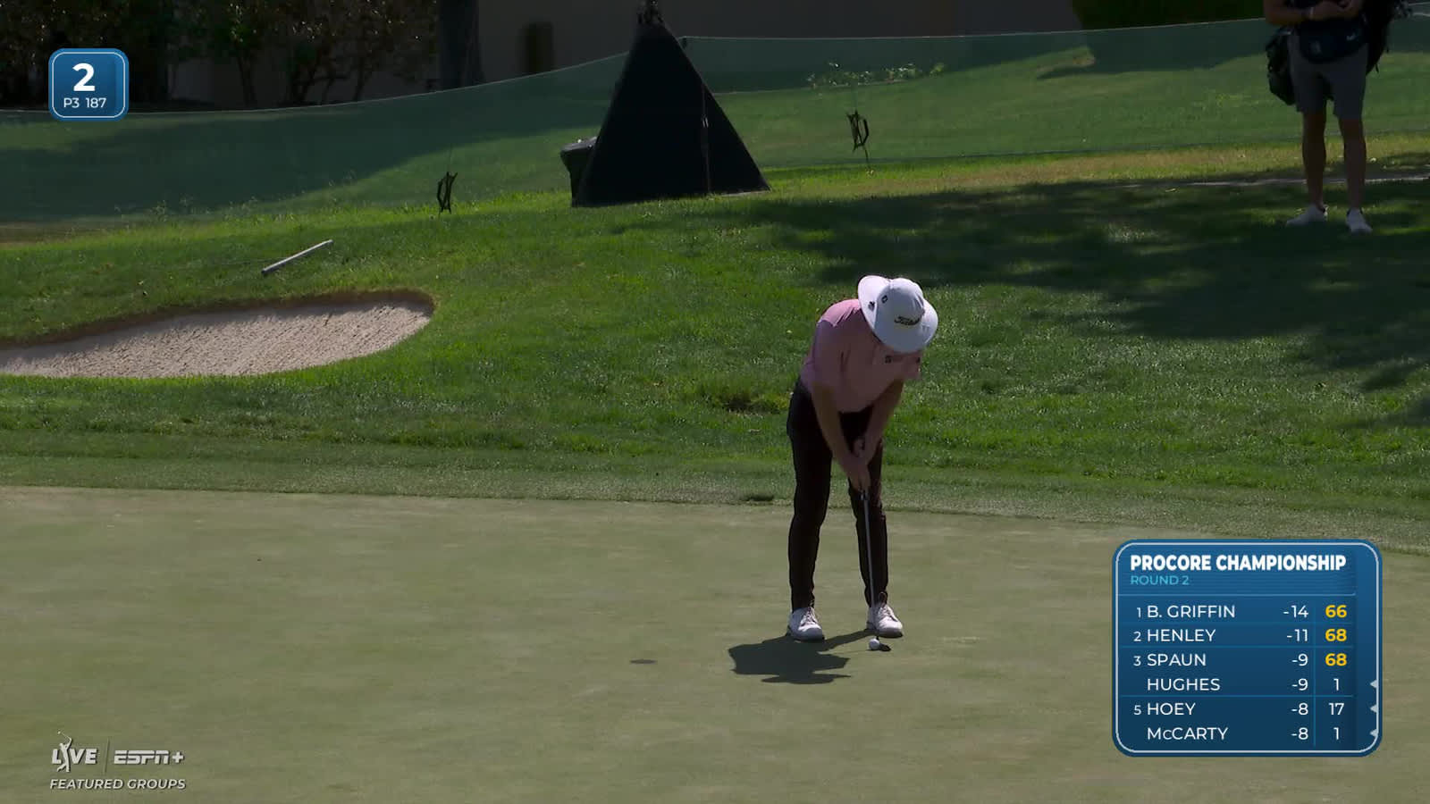 Joe Highsmith | Round 2 | 2nd hole | Shot 3 | 2025 Procore