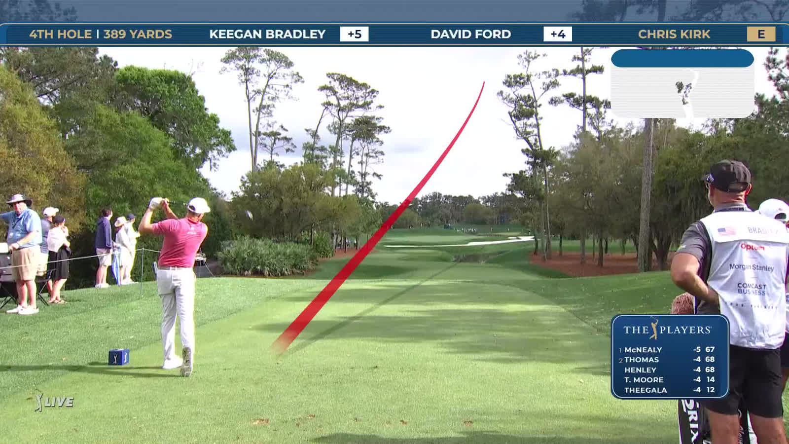 Chris Kirk | Round 1 | 4th hole | Shot 1 | 2026 THE PLAYERS