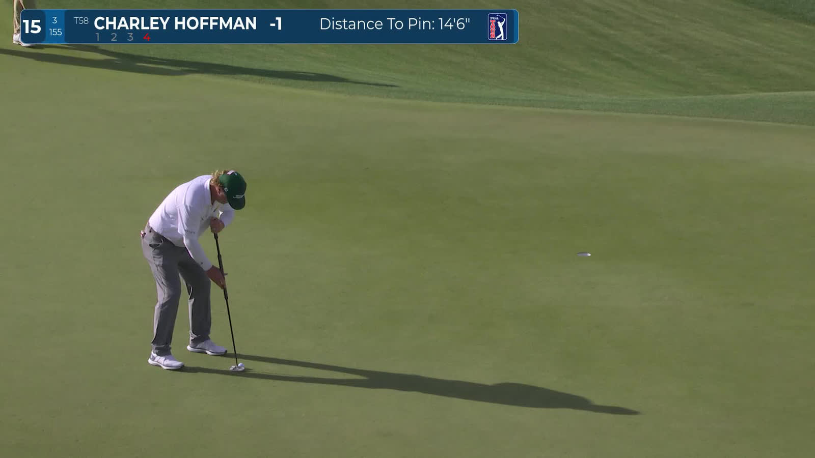 Charley Hoffman | Round 1 | 15th hole | Shot 5 | 2026 Houston Open