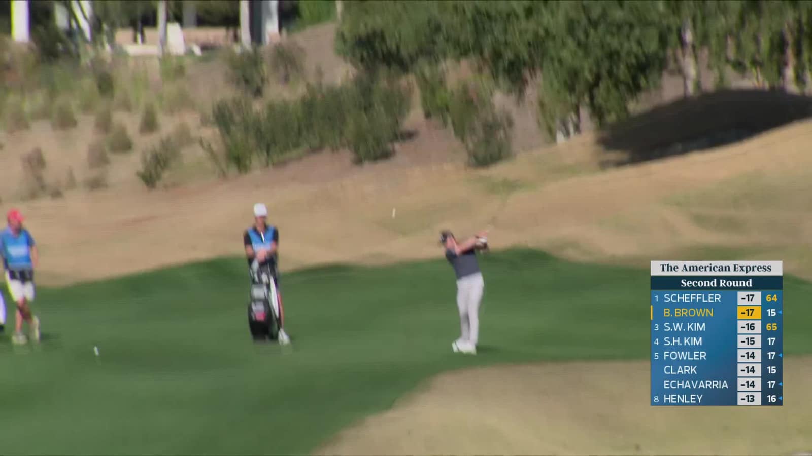 Blades Brown | Round 2 | 7th hole | Shot 2 | 2026 The American Express