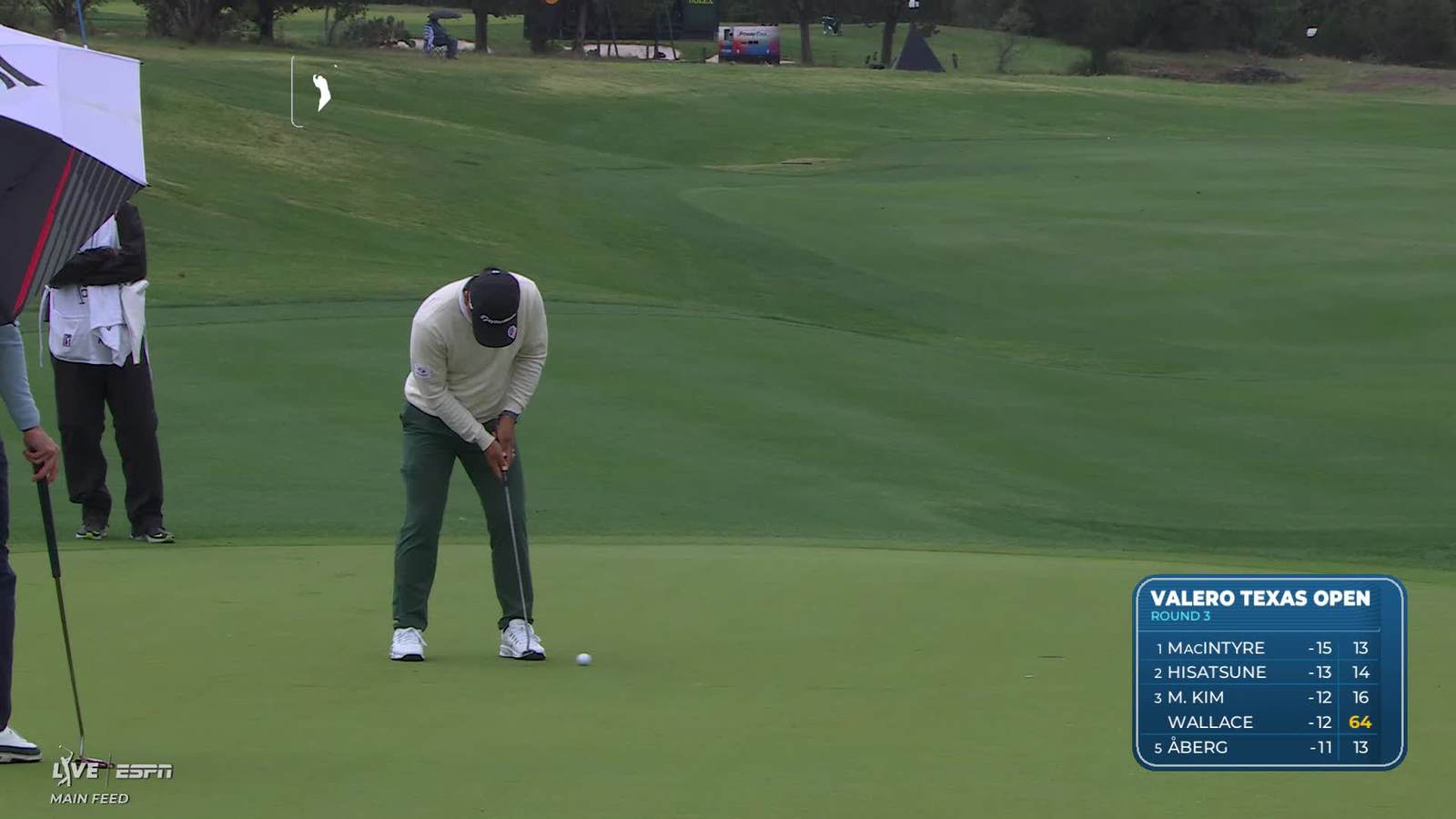 Ryo Hisatsune | Round 3 | 15th hole | Shot 6 | 2026 Valero