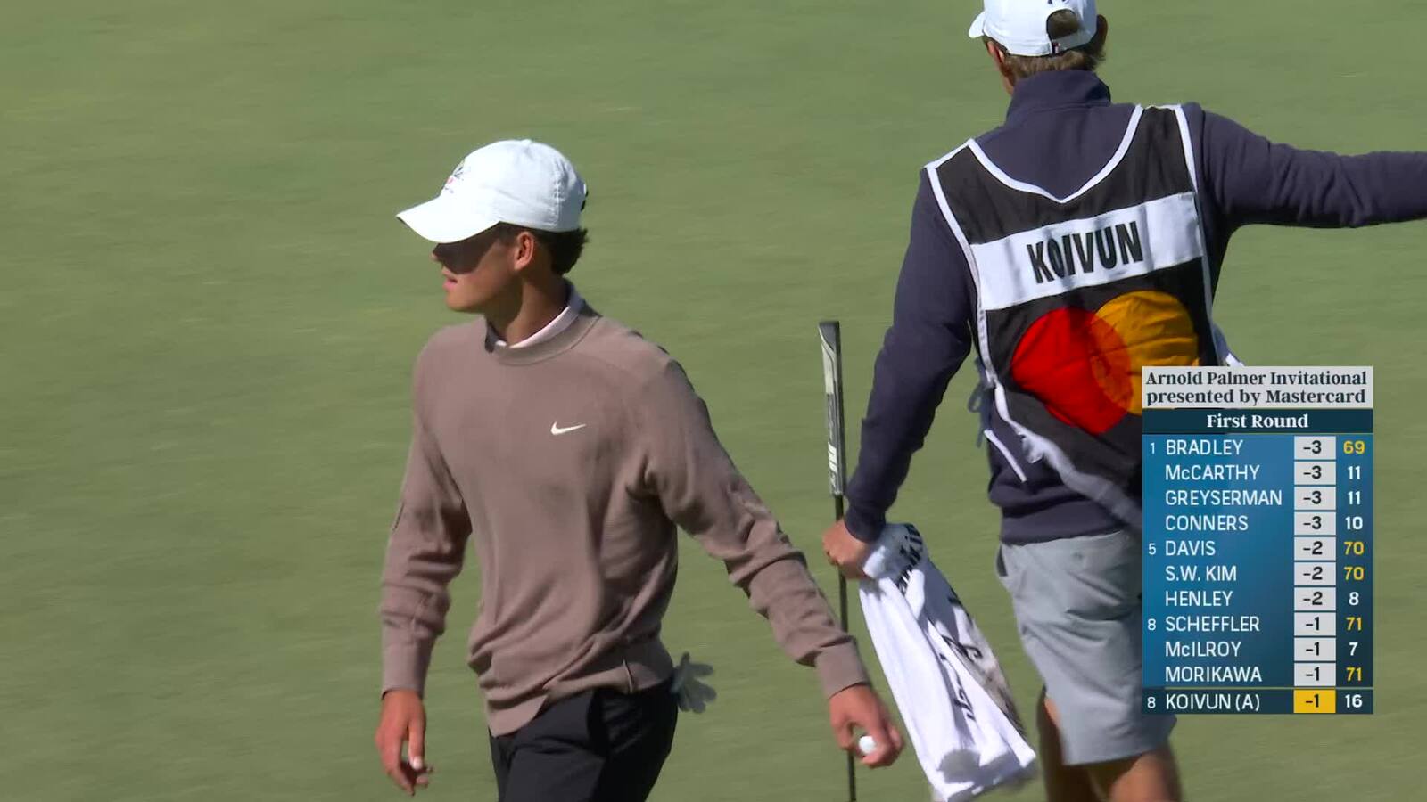 Jackson Koivun | Round 1 | 16th hole | Shot 4 | 2025 Arnold Palmer