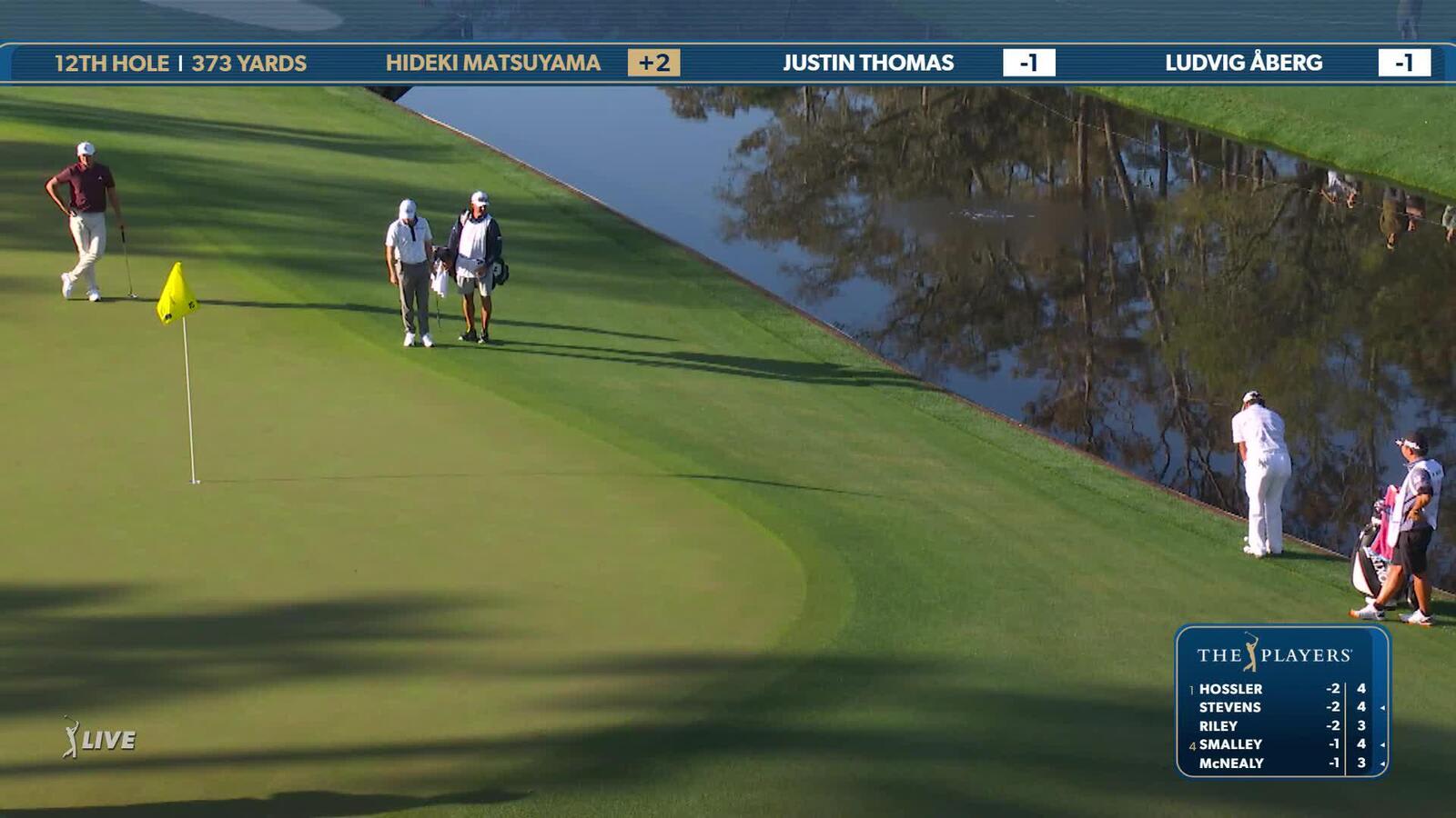 Hideki Matsuyama | Round 1 | 12th hole | Shot 4 | 2025 THE PLAYERS