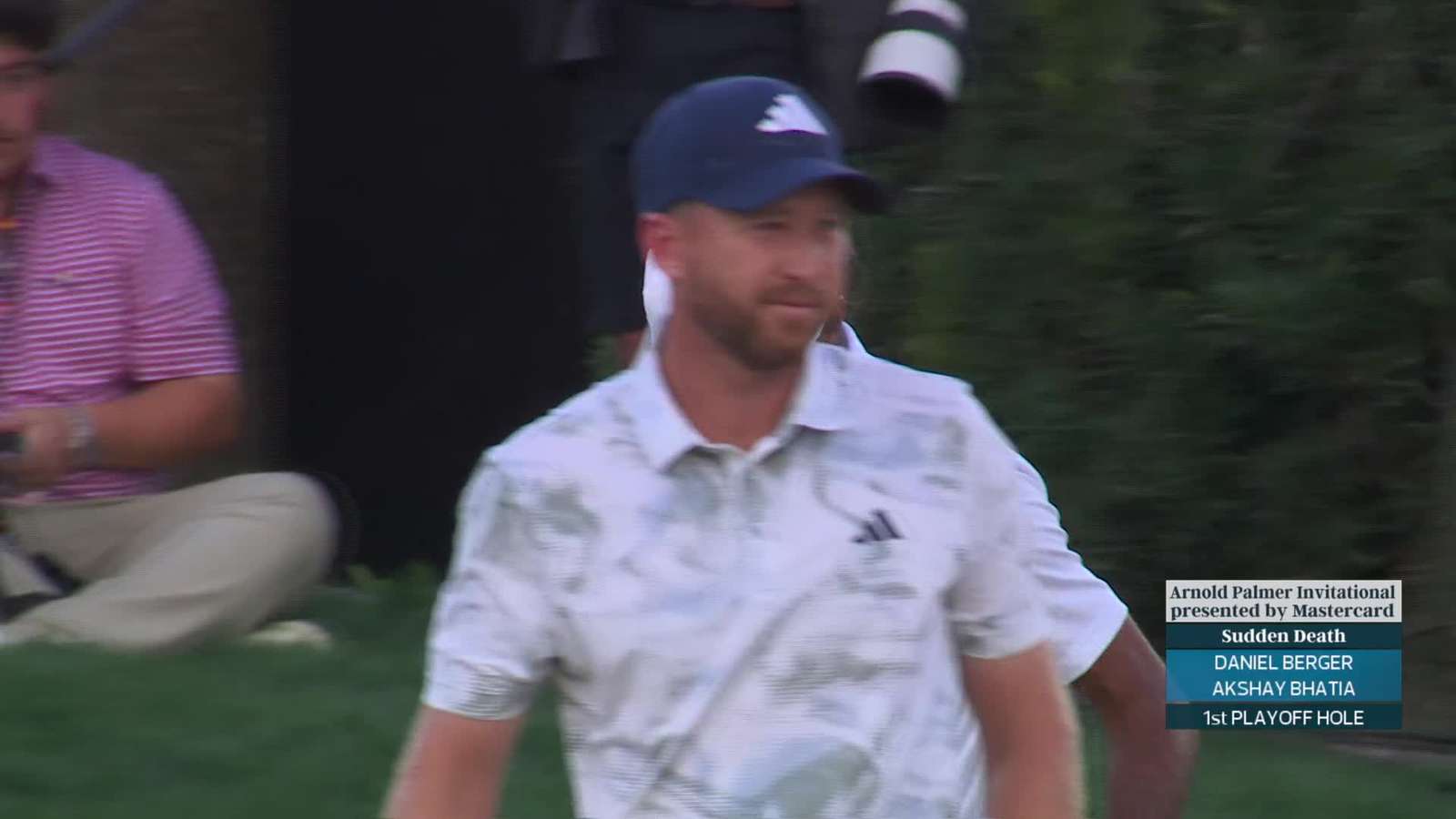 Daniel Berger | Playoff 1 | 18th hole | Shot 5 | 2026 Arnold Palmer