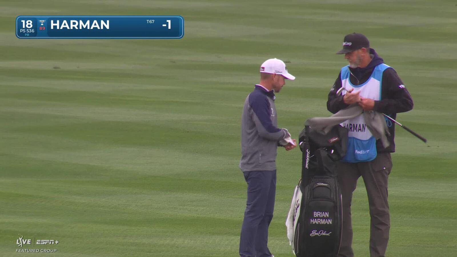 Brian Harman | Round 2 | 18th hole | Shot 3 | 2025 AT&T Pebble Beach